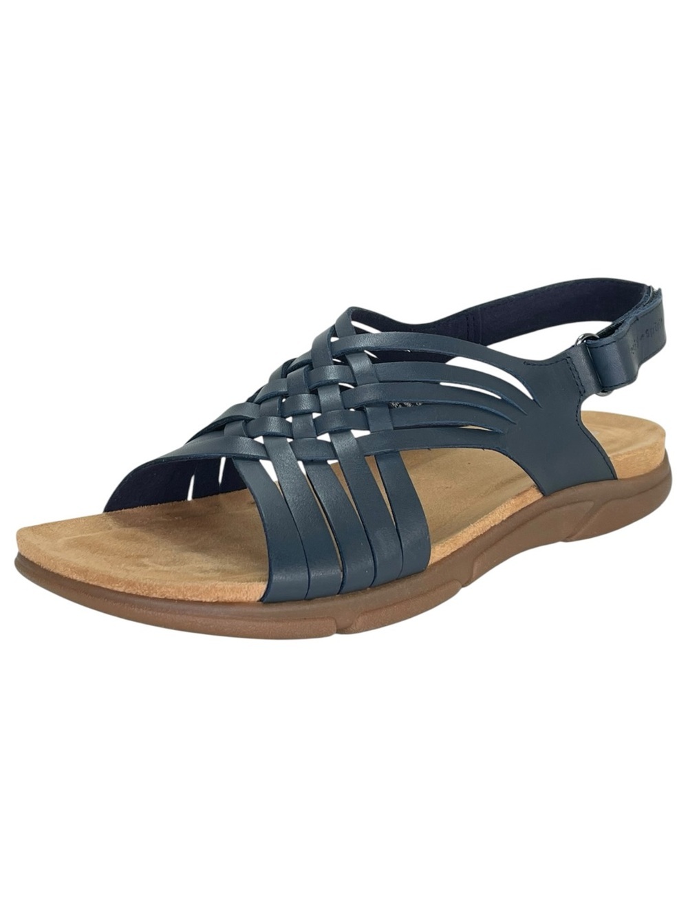Easy Spirit Mar Dark Blue Leather Slingback Womens Sandals Size 9.5M - Picture 2 of 14